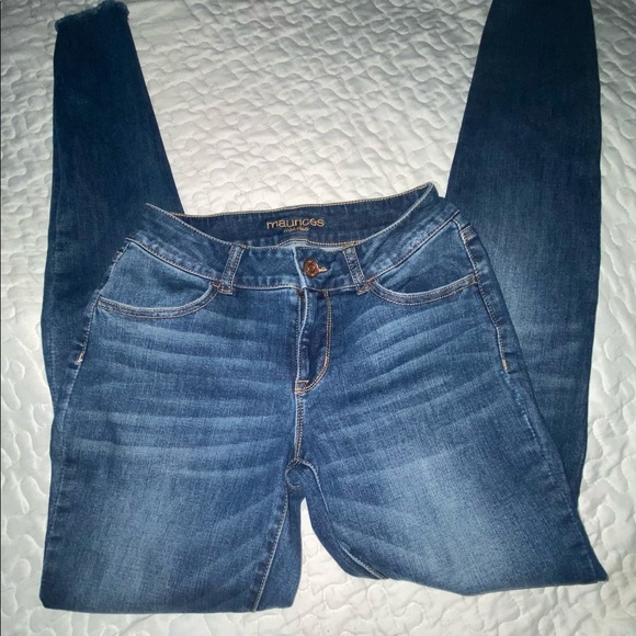NWOT Maurice’s MidRise Skinny Jeans Sz XS Long - Picture 3 of 7
